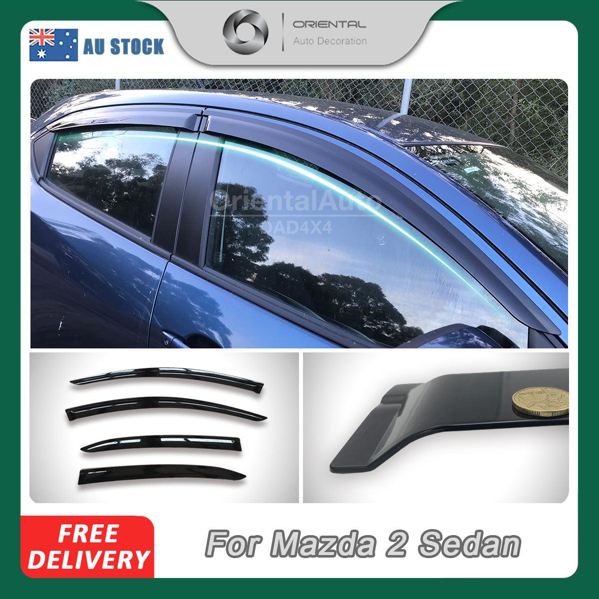 Injection Weather Shields for Mazda 2 Sedan 2014-Onwards