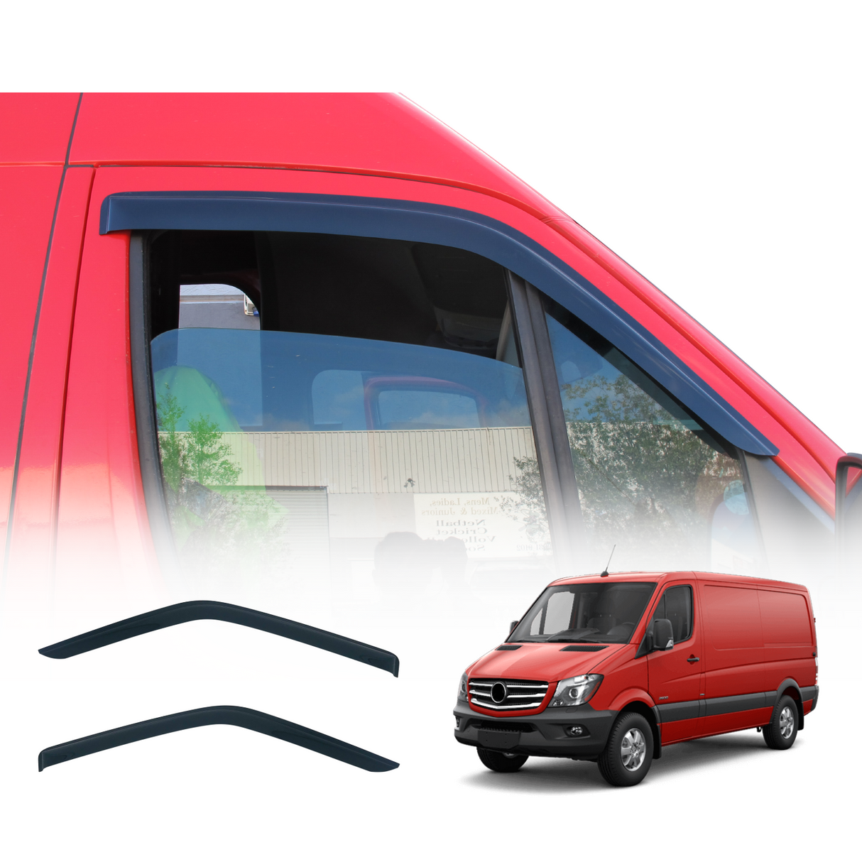 Weather Shields for Mercedes-Benz Sprinter 2006-Onwards