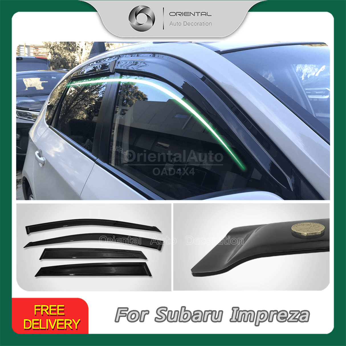 Weather Shields for Subaru Impreza 2007-2013