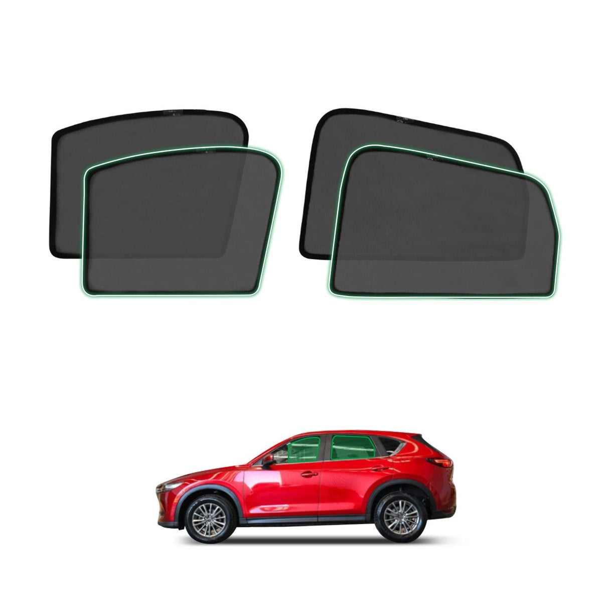 Magnetic Window Sun Shade for Mazda CX5 CX-5 KF Series 2017-Onwards