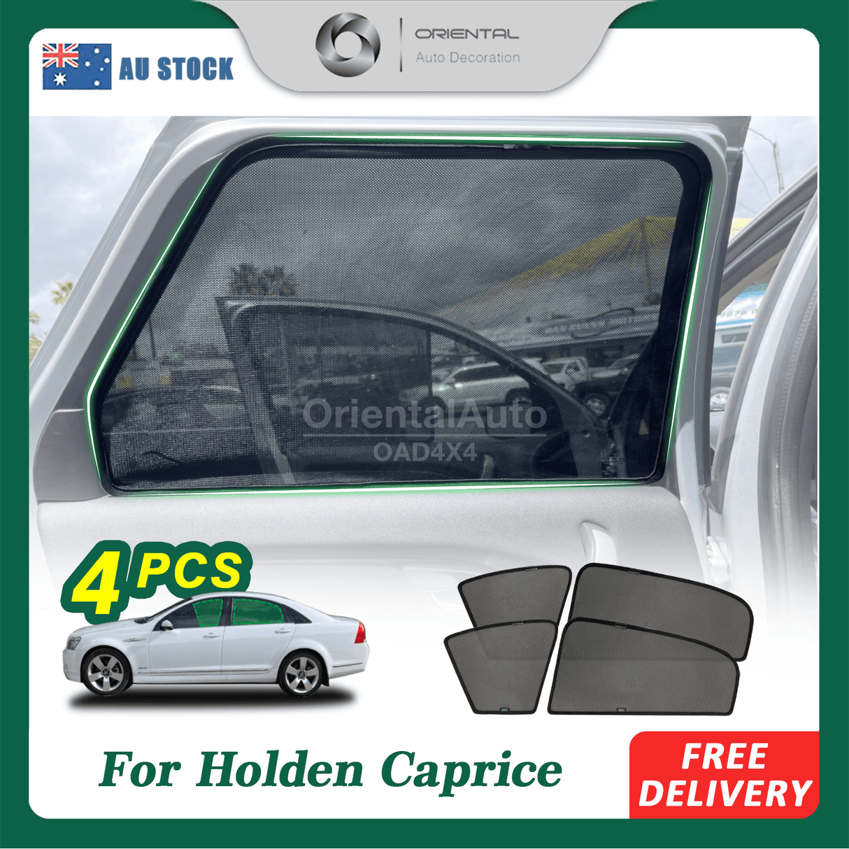 Magnetic Window Sun Shade for Holden Caprice 2006-2017