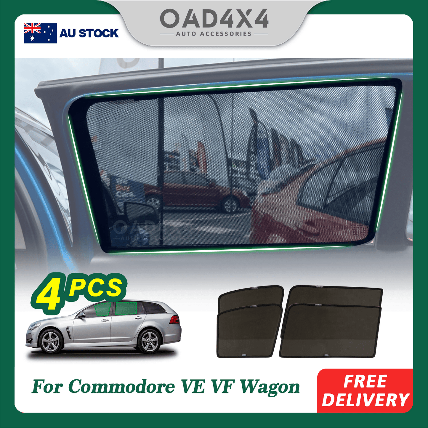 Magnetic Window Sun Shade for Holden Commodore VE VF Wagon