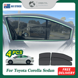 Magnetic Window Sun Shade for Toyota Corolla Sedan 2019-Onwards