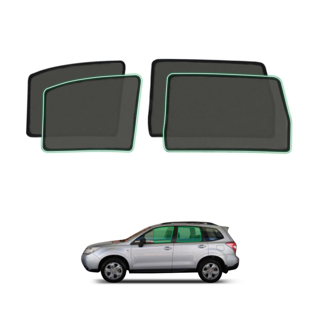 Magnetic Window Sun Shade for Subaru Forester S4 2013-2018