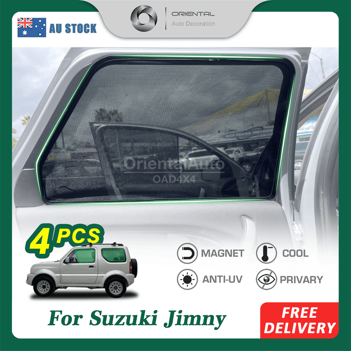 Magnetic Window Sun Shade for Suzuki Jimny 1998-2017