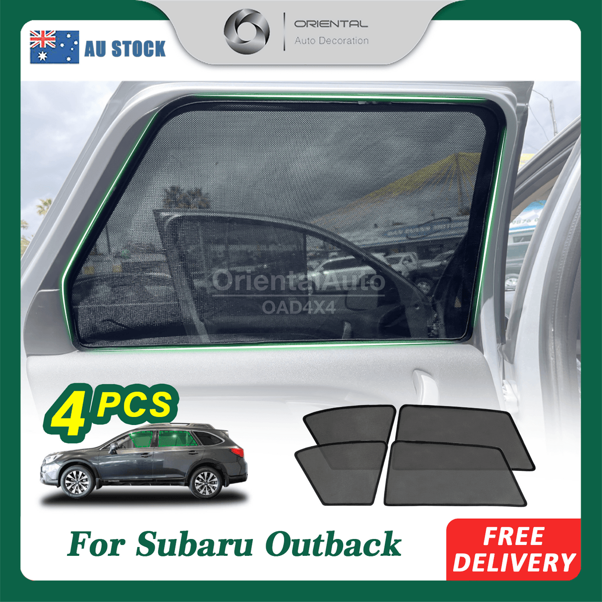 Magnetic Window Sun Shade for Subaru 5 Gen Outback 2014-2020