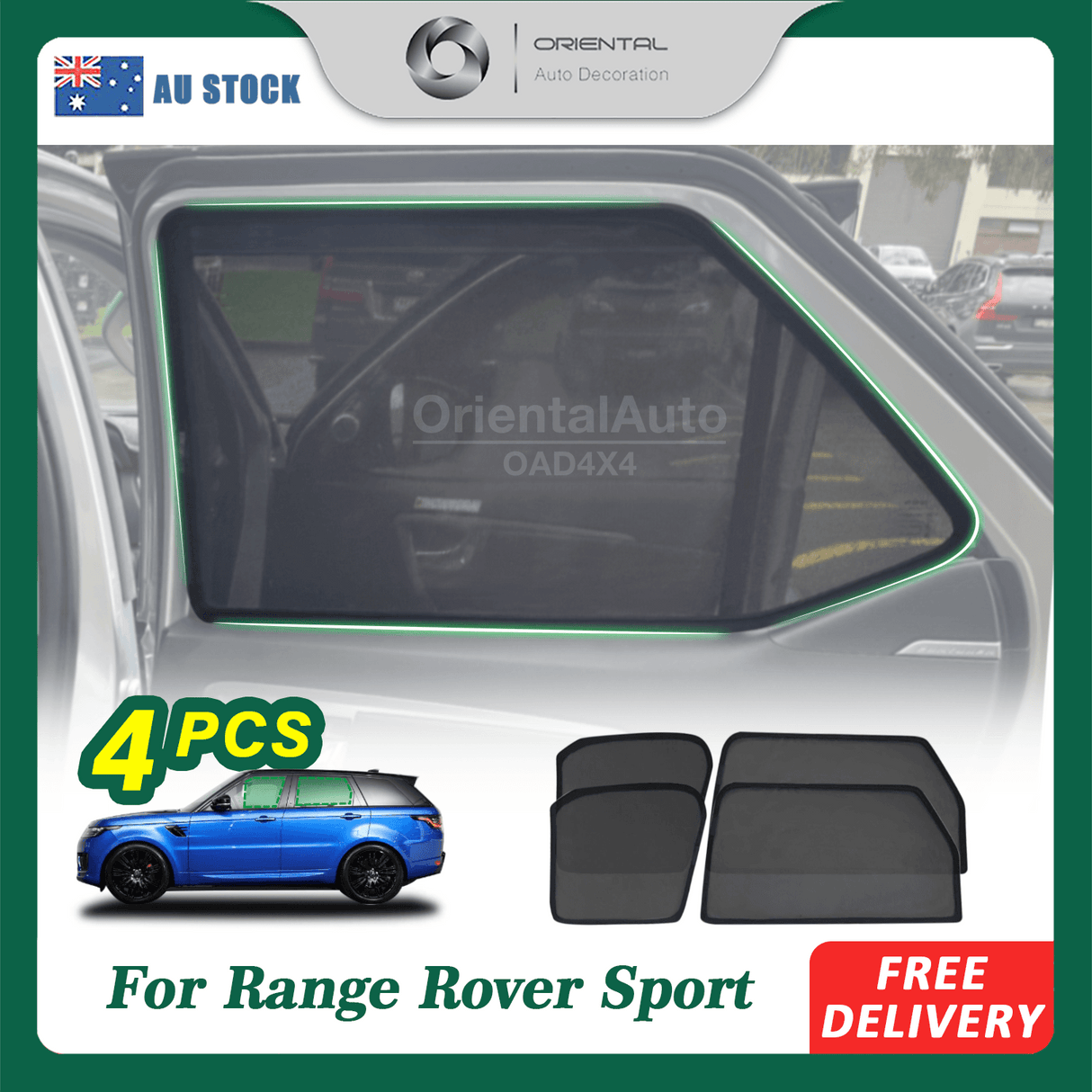 Magnetic Window Sun Shade for Land Rover Range Rover Sport L494 2013-2022