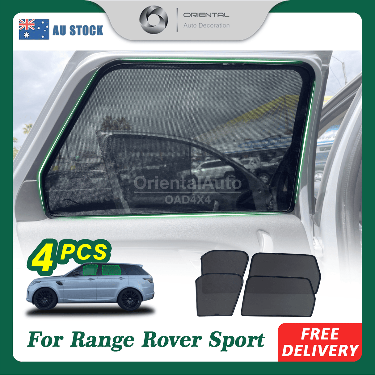 Magnetic Window Sun Shade for Land Rover Range Rover Sport L494 Series 2013-2022