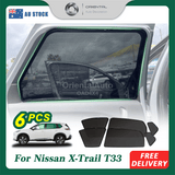 Magnetic Window Sun Shade for Nissan X-Trail T33 2022-Onwards