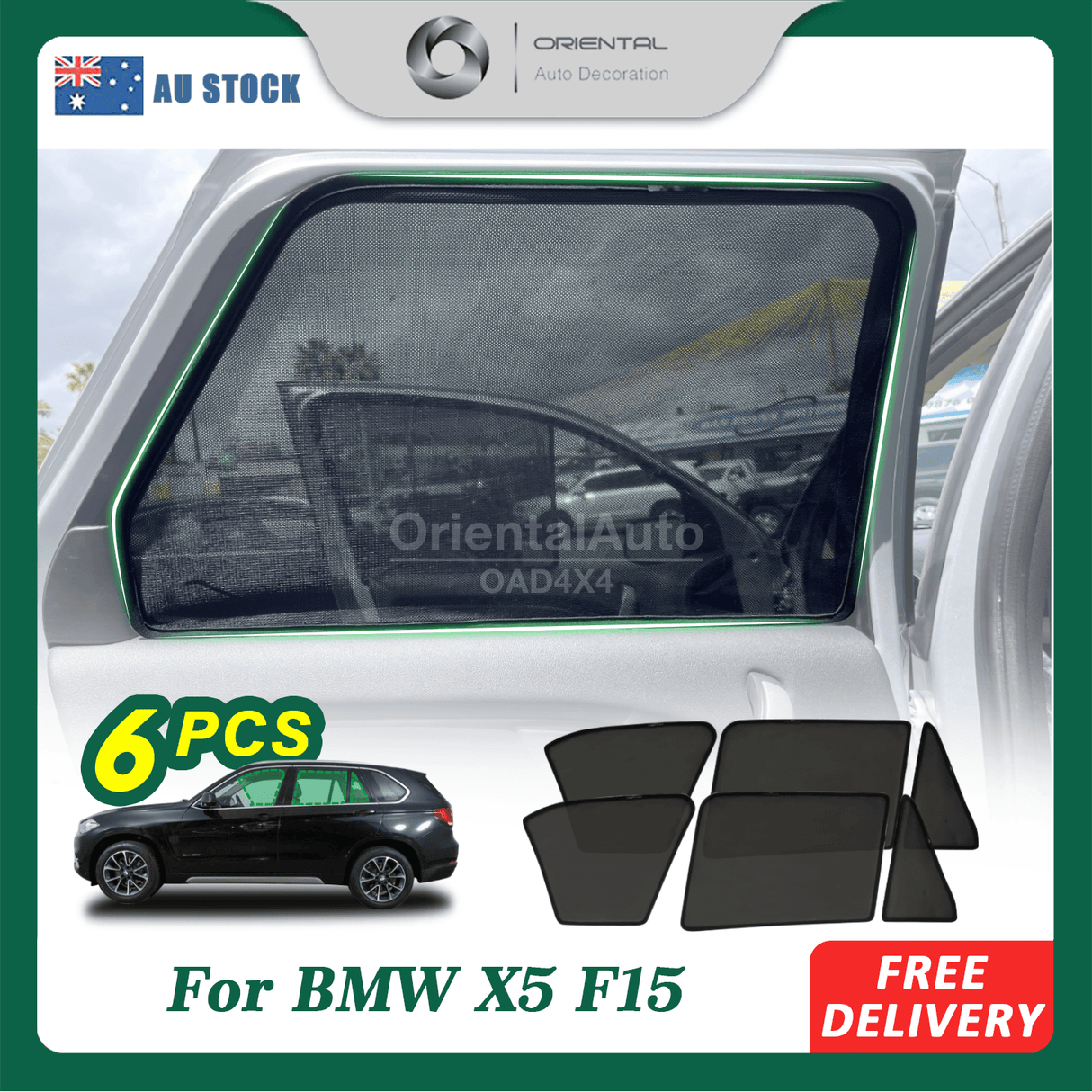 Magnetic Window Sun Shade for X5 F15 2013-2018