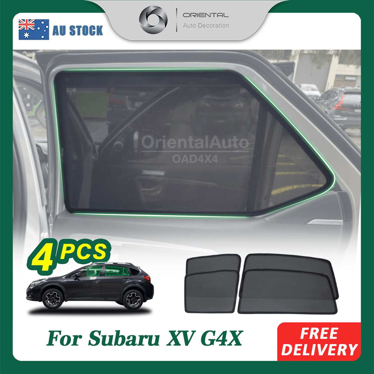 Magnetic Window Sun Shade for Subaru XV 2011-2017 G4X