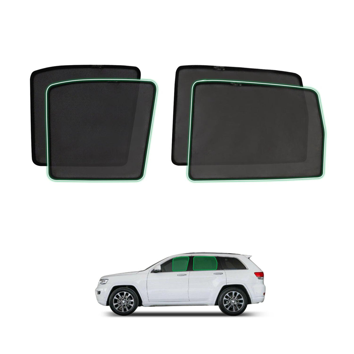 Magnetic Window Sun Shade for Jeep Grand Cherokee WK/WK2 2010-2021