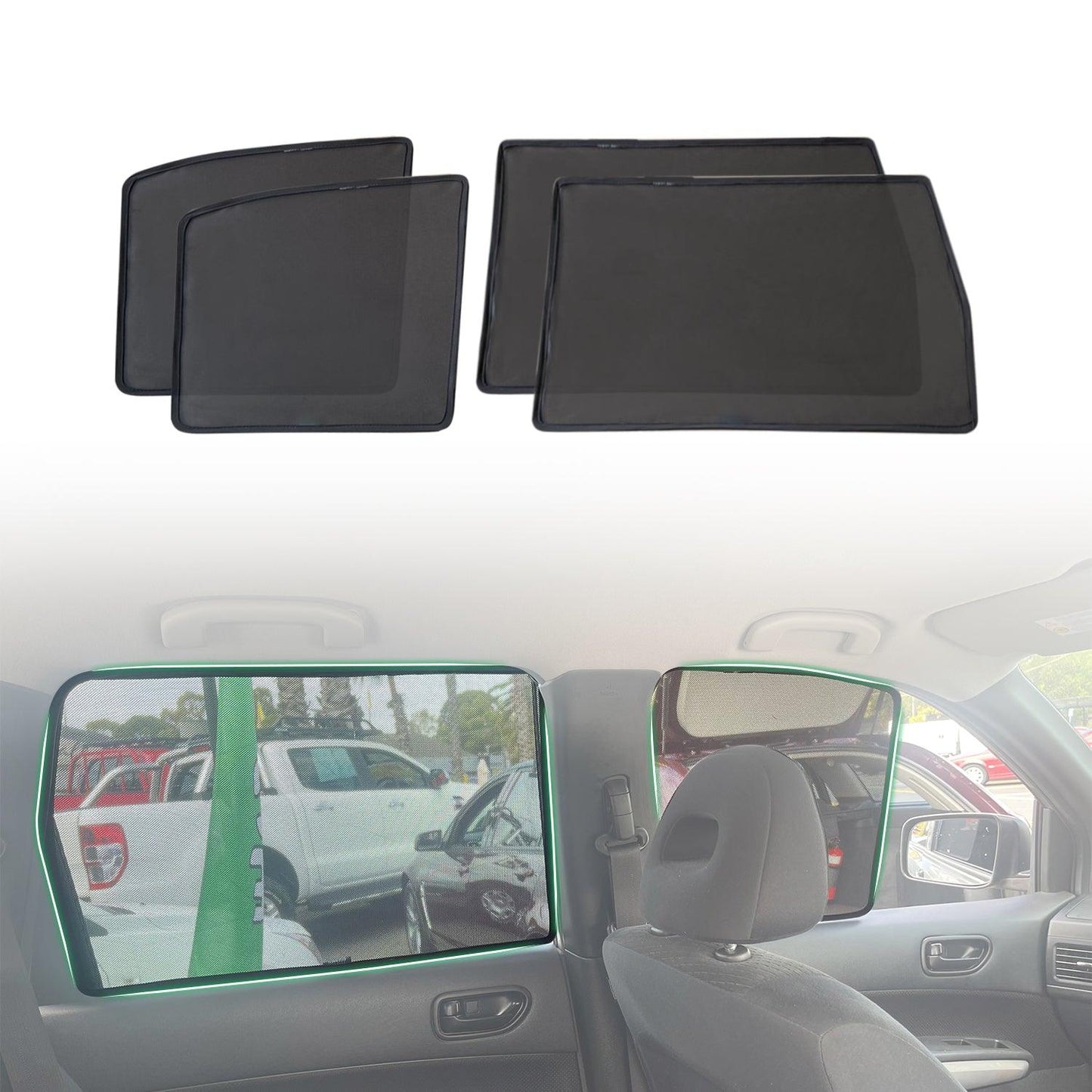 Magnetic Window Sun Shade for Nissan X-Trail 2007-2013