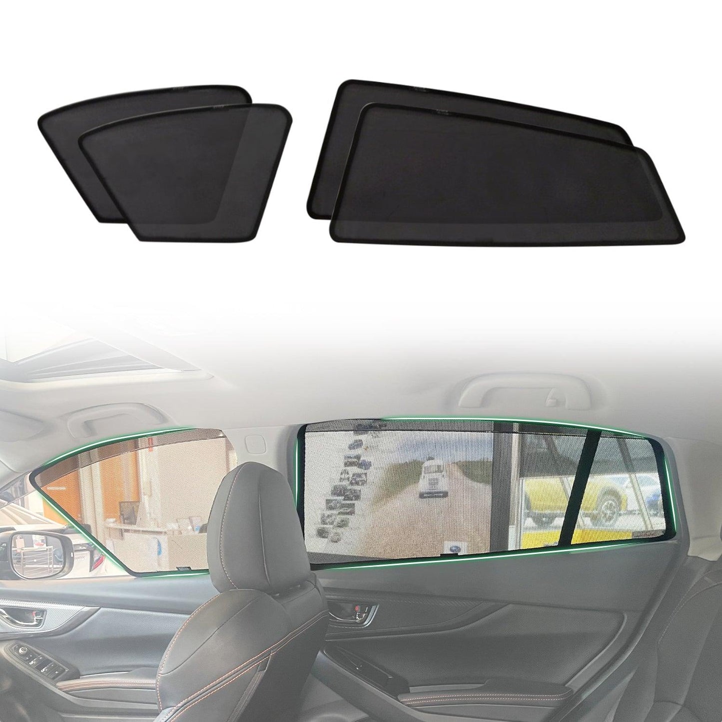 Magnetic Window Sun Shade for Subaru XV G5X 2017-Onwards