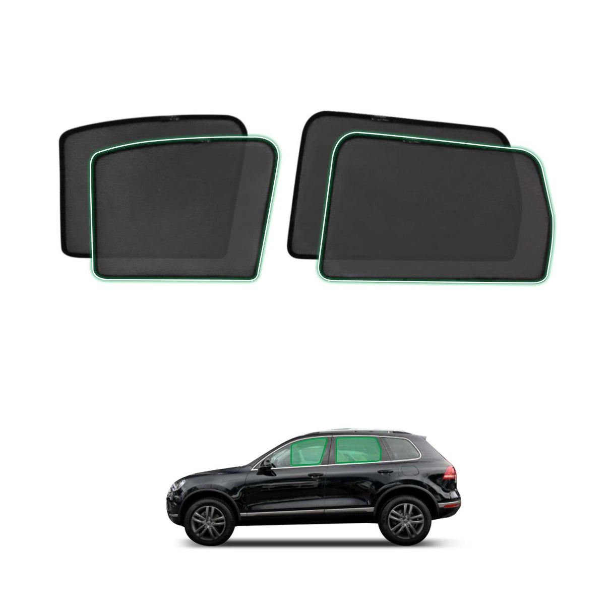 Magnetic Window Sun Shade for Volkswagen Touareg 7P 2011-2019