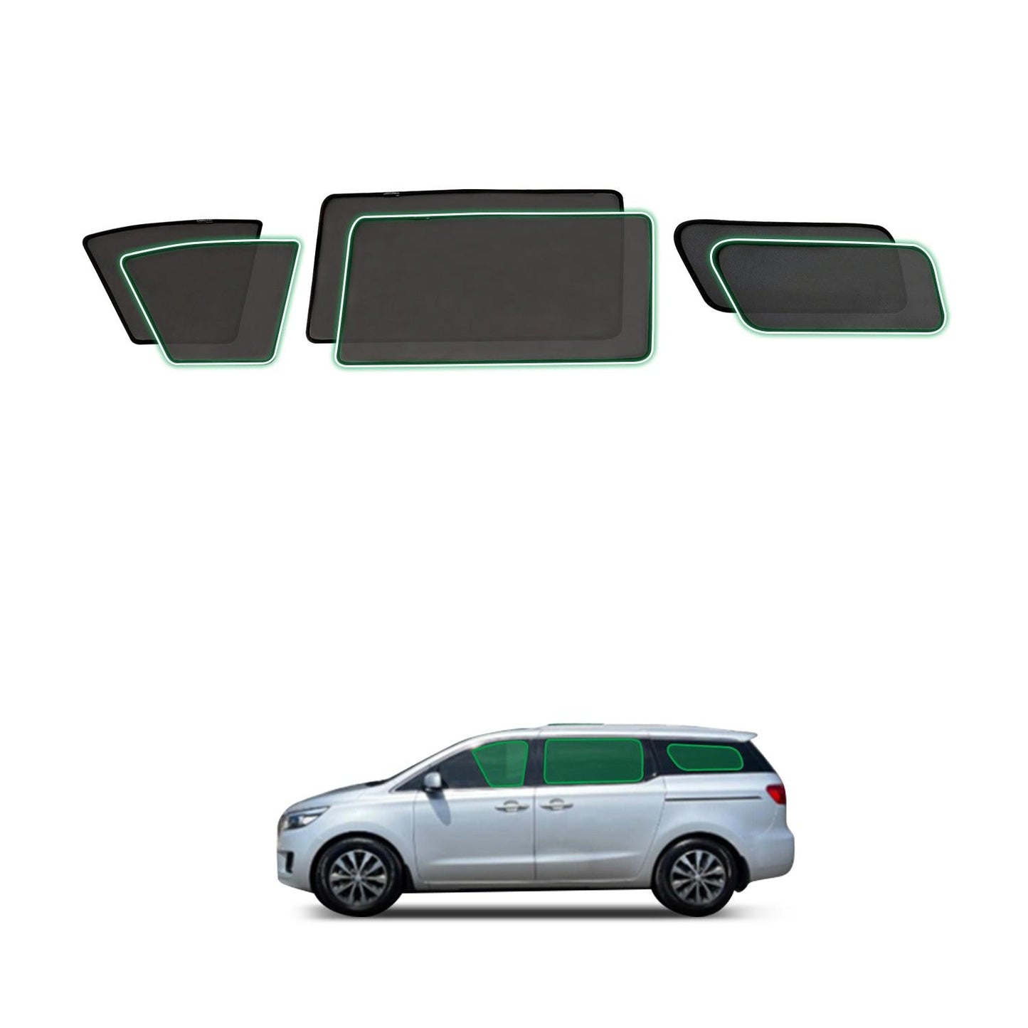 Magnetic Window Sun Shade for KIA Carnival 2014-2020