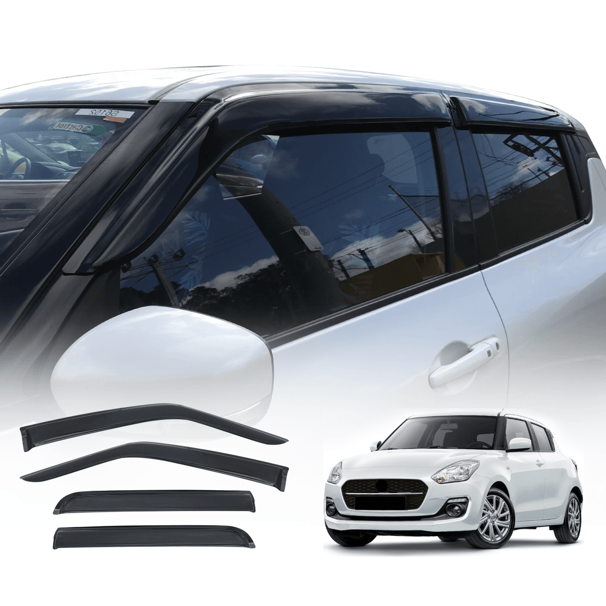 Weather Shields for Suzuki Swift 2017-2024