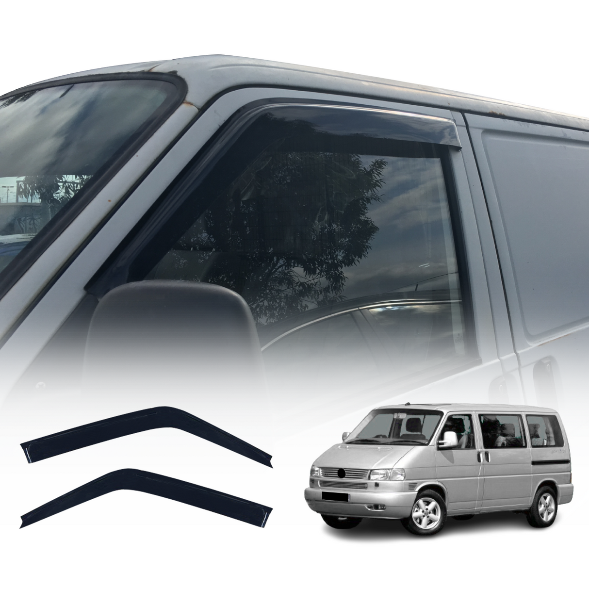 Weather Shields for Volkswagen Transporter T4 1993-2004