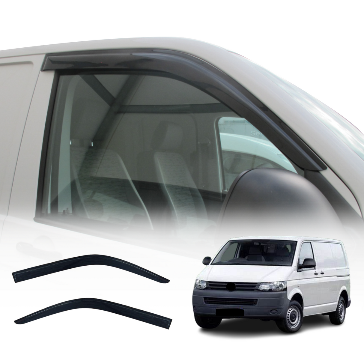 Weather Shields for Volkswagen Multivan / Transporter T5 2004-2015