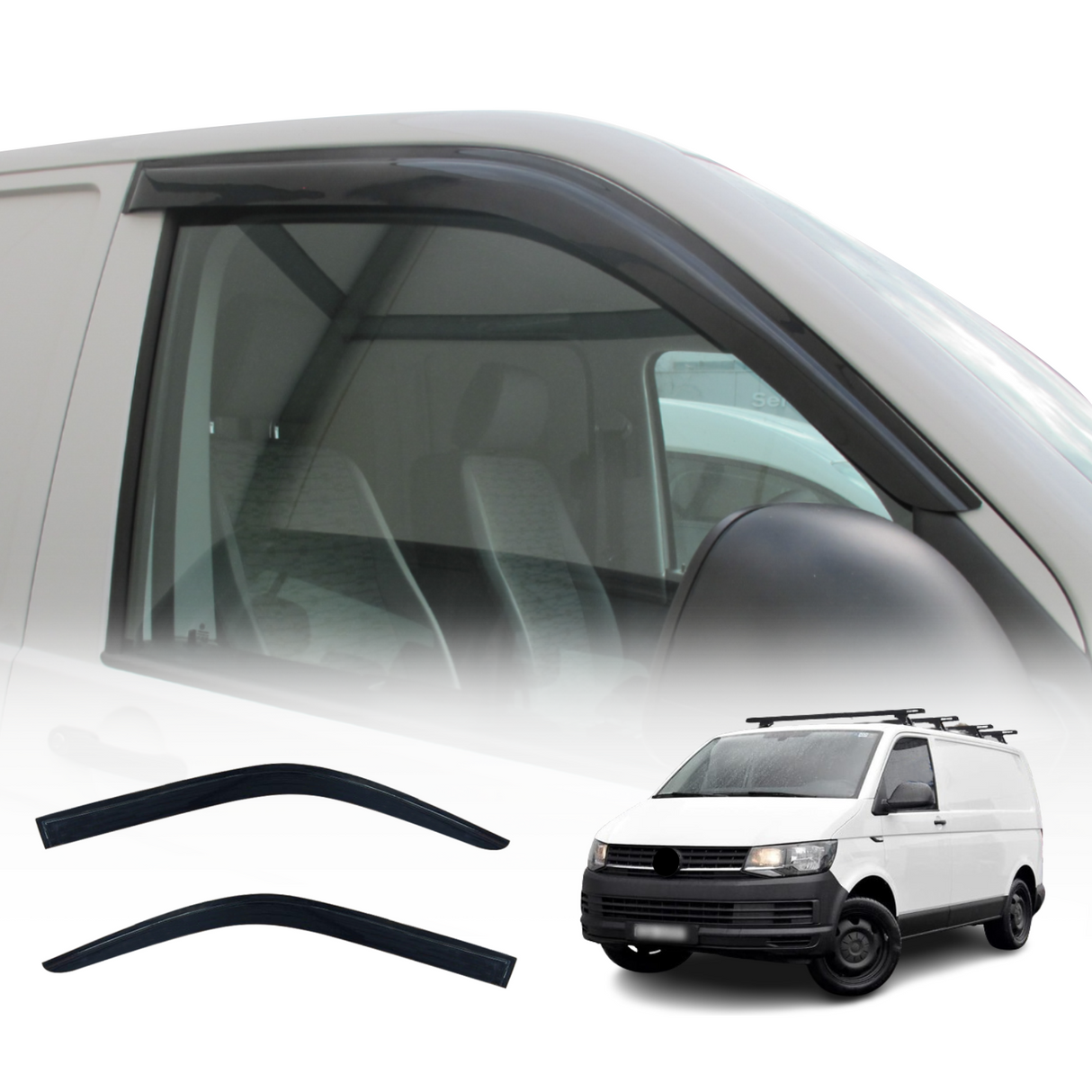 Weather Shields for Volkswagen Multivan / Transporter T6 2015-2019