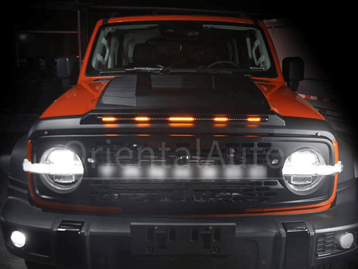 Front Grille with LED Light for GWM Tank 300 2023-Onwards