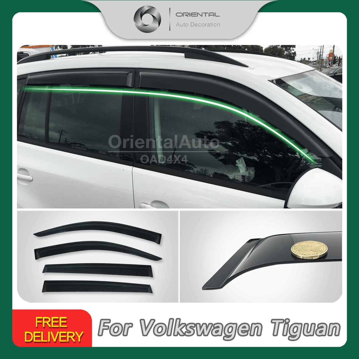 Weather Shields for Volkswagen Tiguan 2008-2016