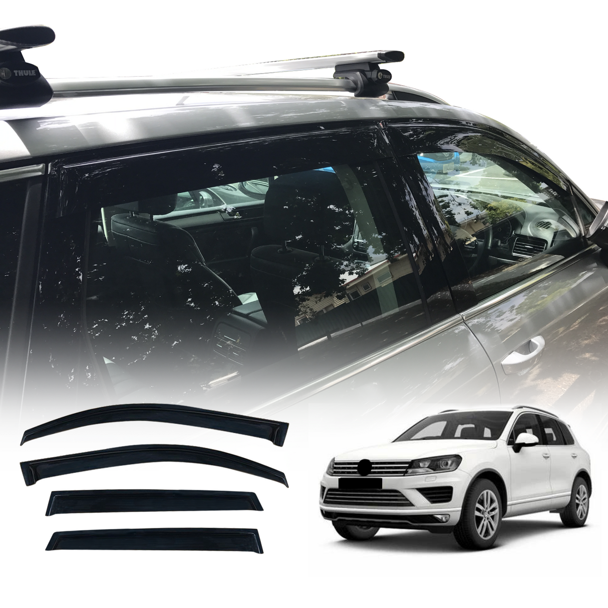 Weather Shields for Volkswagen Touareg 7P 2011-2019