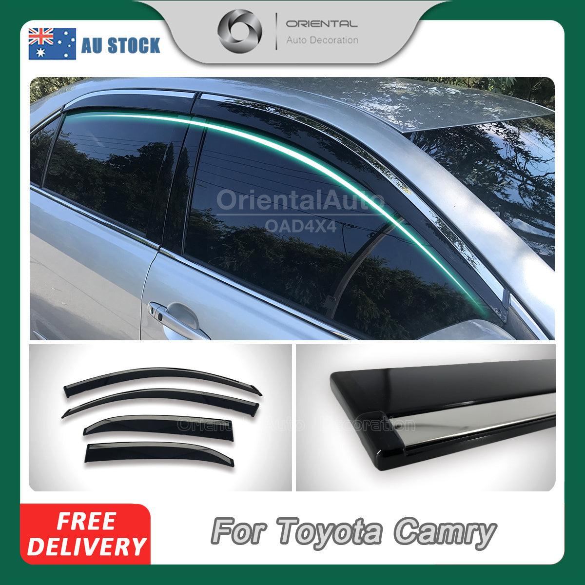 Stainless Edge Weather Shields For Toyota Camry 2006-2012