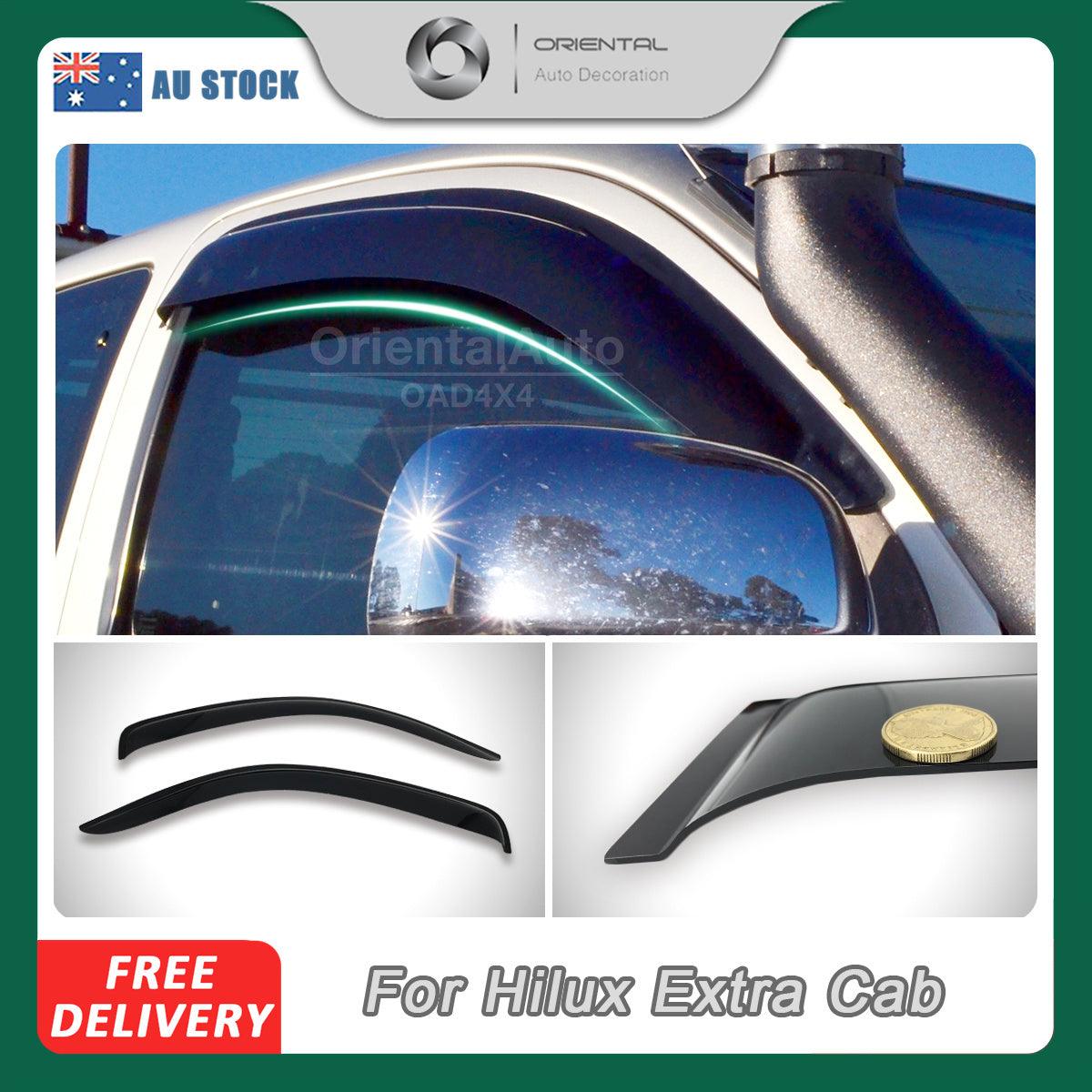 Weather Shields for Toyota Hilux Extra Cab 2005-2015 2PCS