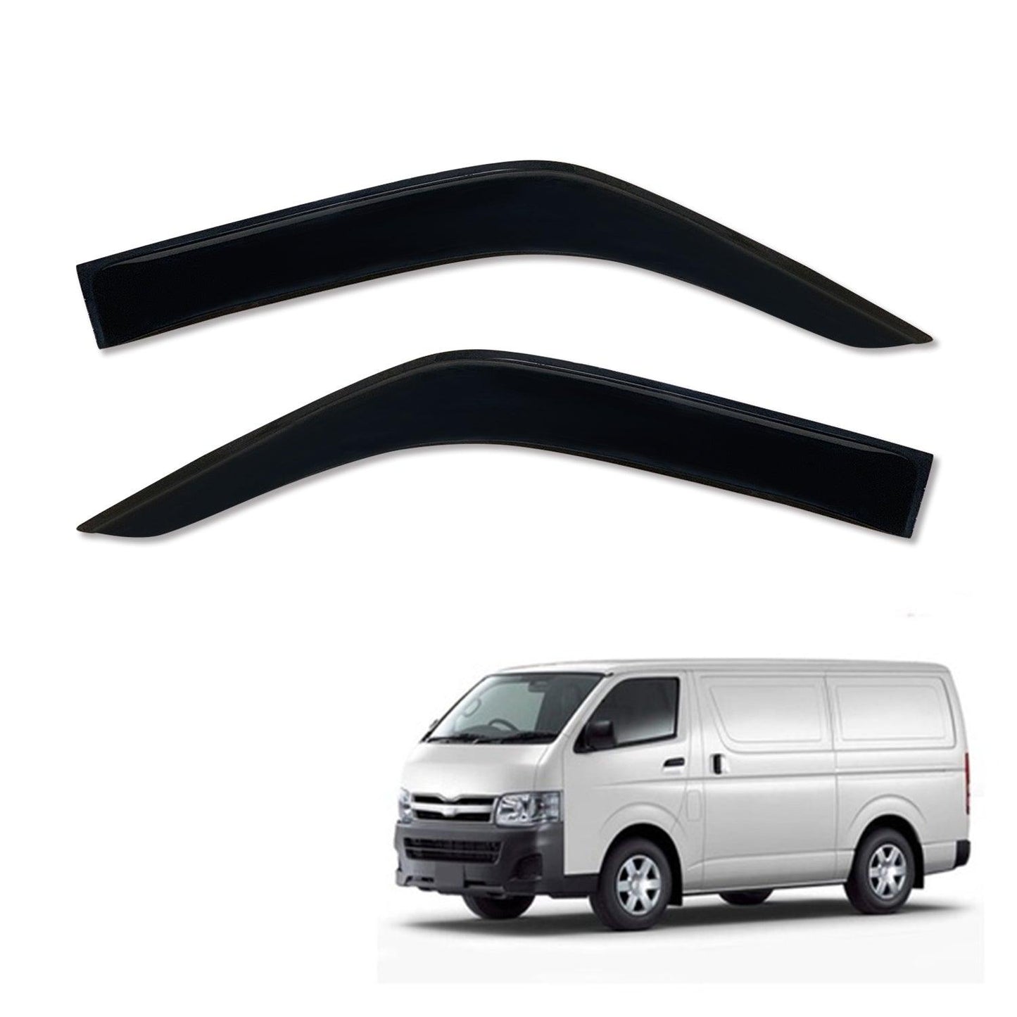 Widened Weather Shields for Toyota Hiace 1990-2005