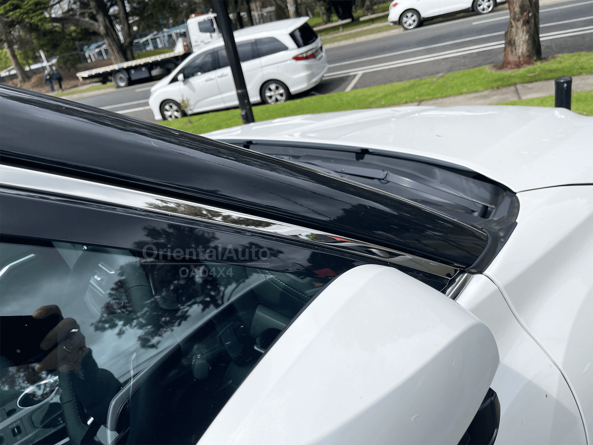 Stainless Edge Weather Shields for Toyota Kluger 2021-Onwards 6PCS