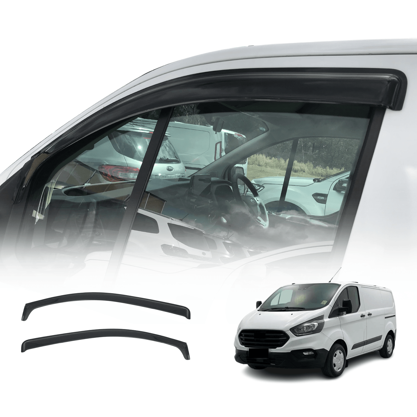 Weather Shields For Ford Transit Custom VN Series 2013-2023