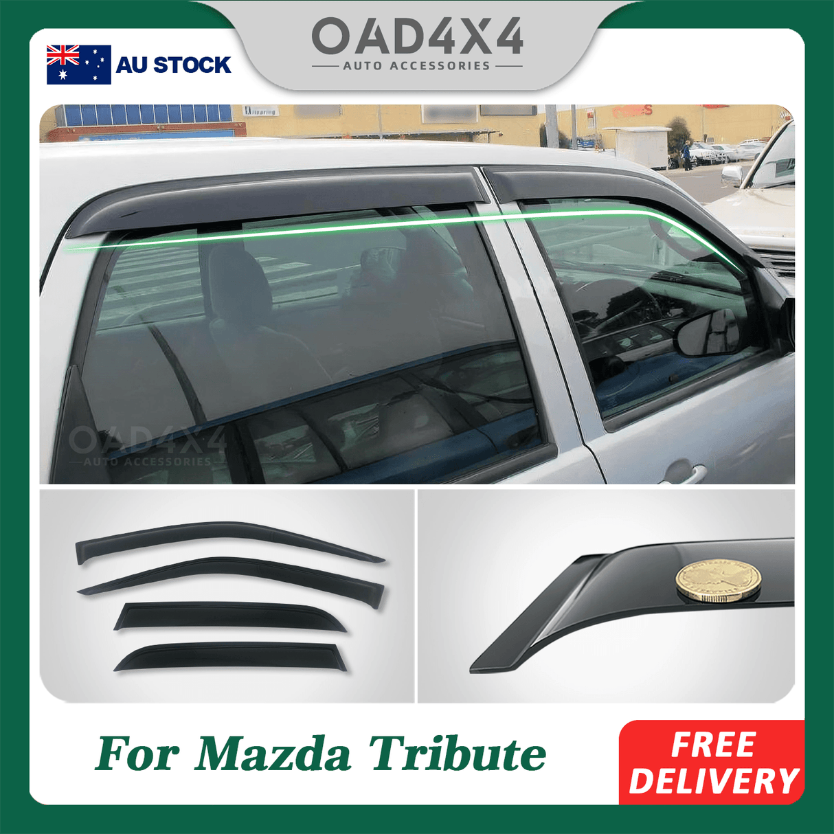 Weather Shields for Mazda Tribute 2000-2007