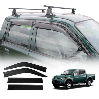 Weather Shields for Mitsubishi Triton MK Series Dual Cab 1996-2006