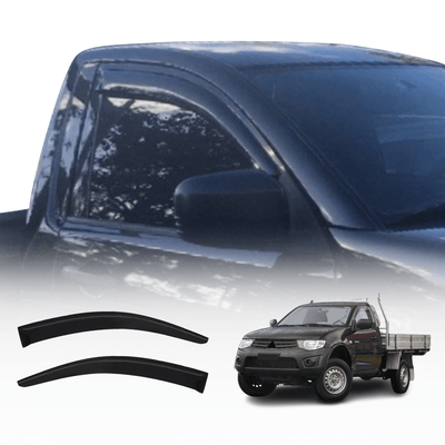 Weather Shields for Mitsubishi Triton Single Cab 2006-2015