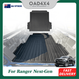 Ute Mat for Ford Ranger Dual Cab 2022-Onwards Fitted with Factory Plastic Tub Liner