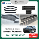 Weather Shields & Door Sill Protector For ISUZU MUX MU-X 2021-Onwards