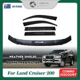 Bonnet Protector & Weather Shields for Toyota Landcruiser 200 Series 2007-2015