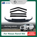 Bonnet Protector & Weather Shields for Nissan Patrol Y62 2019-Onwards