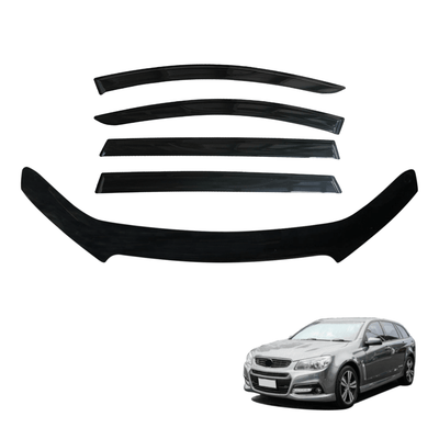 Bonnet Protector & Weathershields Weather Shields Window Visor For Holden Commodore VF Wagon 2013-2016