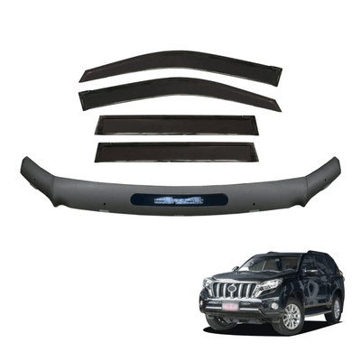 Bonnet Protector & Weather Shields for Toyota Land Cruiser Prado 150 2013-2017