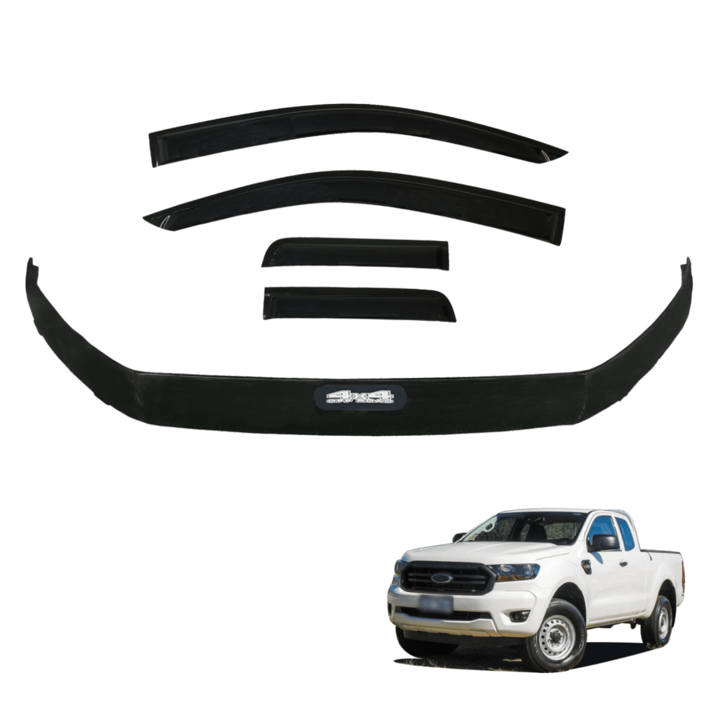 Pre-order Bonnet Protector & Weather Shield for Ford Ranger Extra Cab 2016-2022