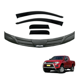 Bonnet Protector & Weather Shields for Weathershield for Mitsubishi Triton Extra Cab 2006-2015