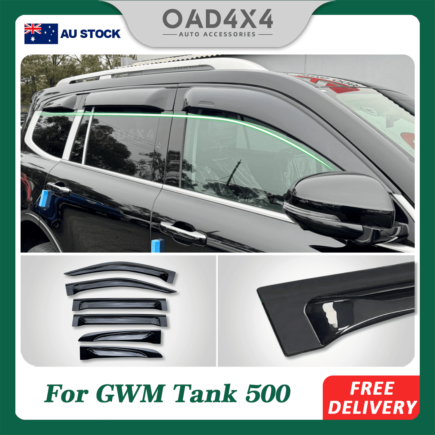 Widened Weather Shields for GWM Tank 500 Tank500 2024-Onwards