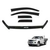 Bonnet Protector & Weather Shields for ISUZU DMAX D-MAX Extra Cab 2012-2016