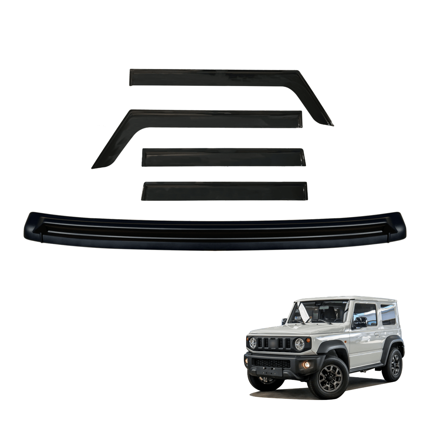 Bonnet Protector & Weather Shields for Suzuki Jimny 3 Doors 2018-Onwards