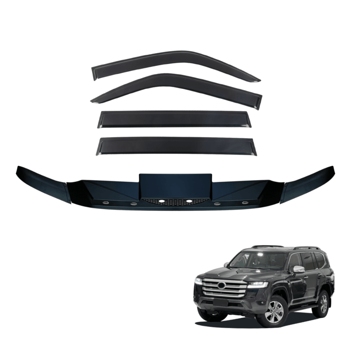 Bonnet Protector & Weather Shields for Toyota Landcruiser 300 2021-Onwards