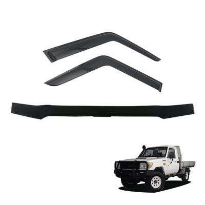 Bonnet Protector & Weather Shields for Toyota Landcruiser 70 76 78 79 Series 2007-2016