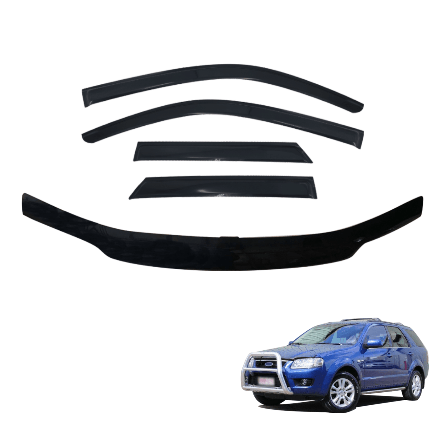 Bonnet Protector & Weather Shields for Ford Territory 2004-2011