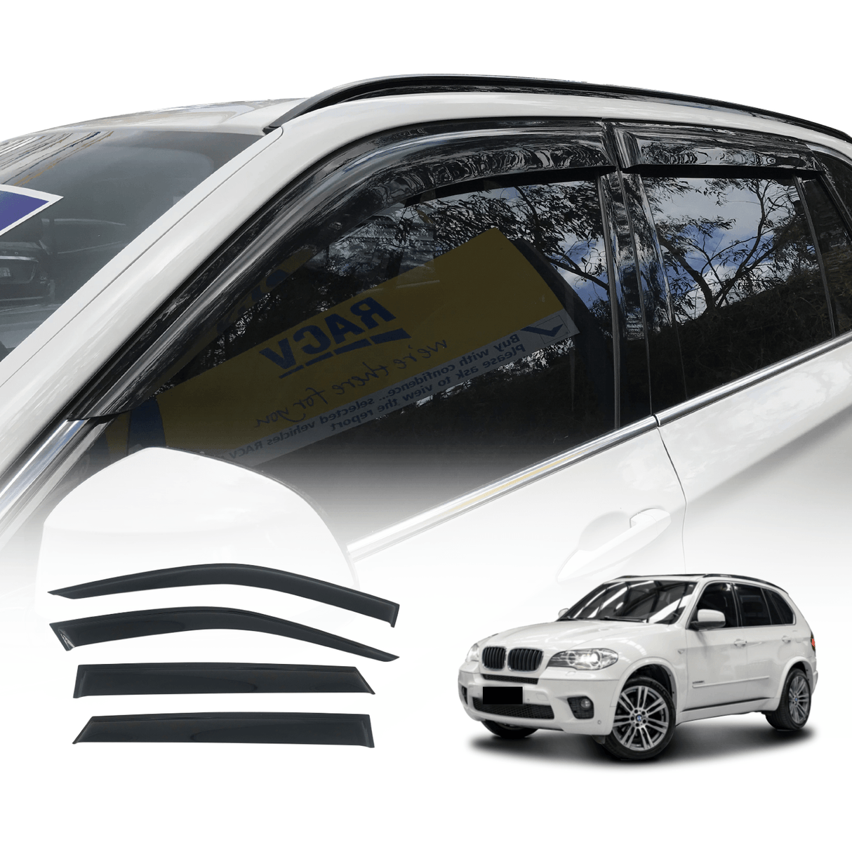 Weather Shields For BMW X5 E70 Series 2007-2013